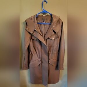 Halogen Women's Size XS Army Green Trench Coat Type Jacket